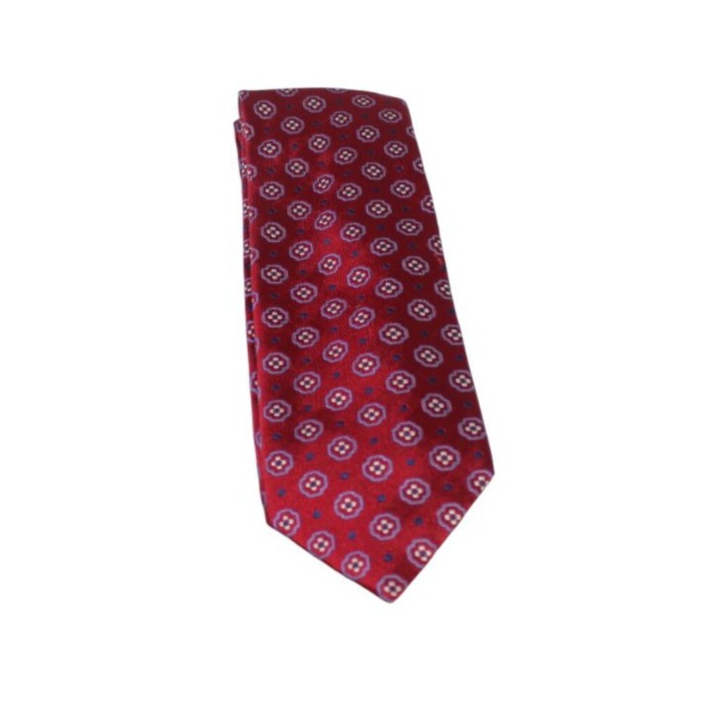 Vtg Altea Milano Woven Thick Silk Men’s Necktie Made In Italy 59" X  3.25"